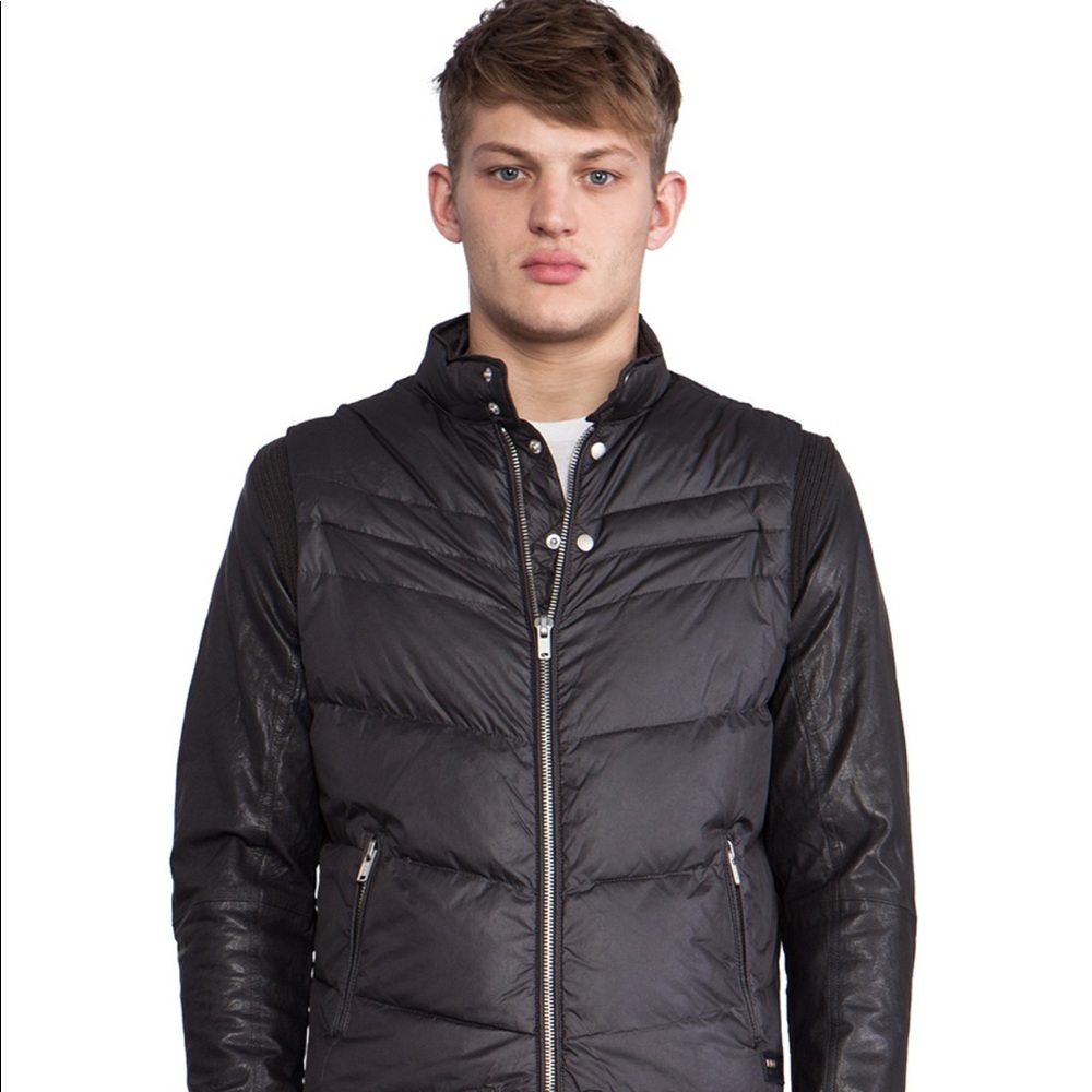 Diesel Ken model leather/puffer “RARE” XL